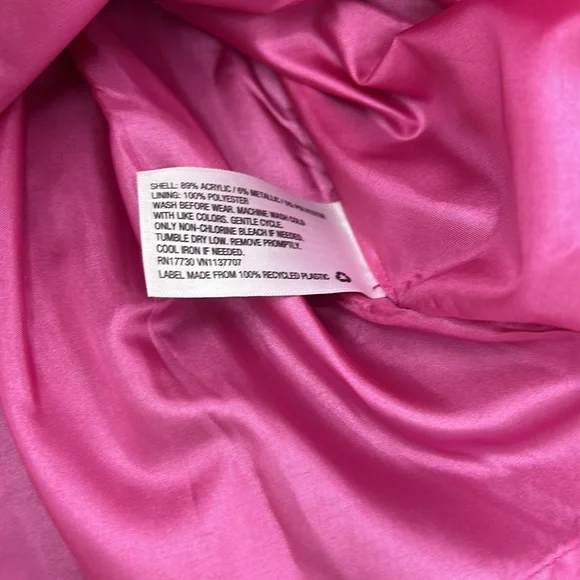 Cherokee Pink and Black Dress with Pink Silk Lining Sz 2T - Picture 6 of 7